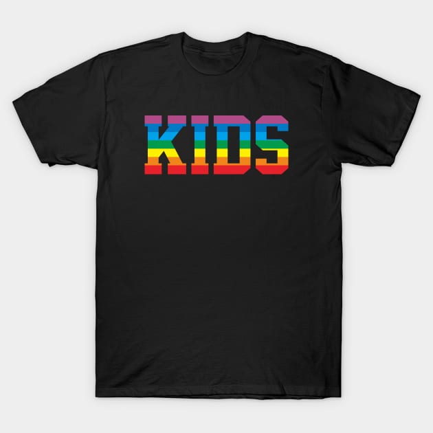 kids rainbows color T-Shirt by Truntlessart